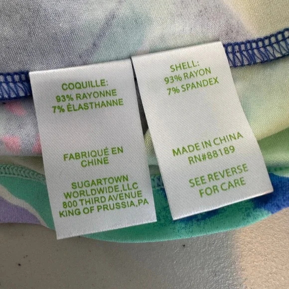 Lilly Pulitzer Lowe Dress M Colorful Print Stretch Preppy Coastal Resortwear - Picture 11 of 14